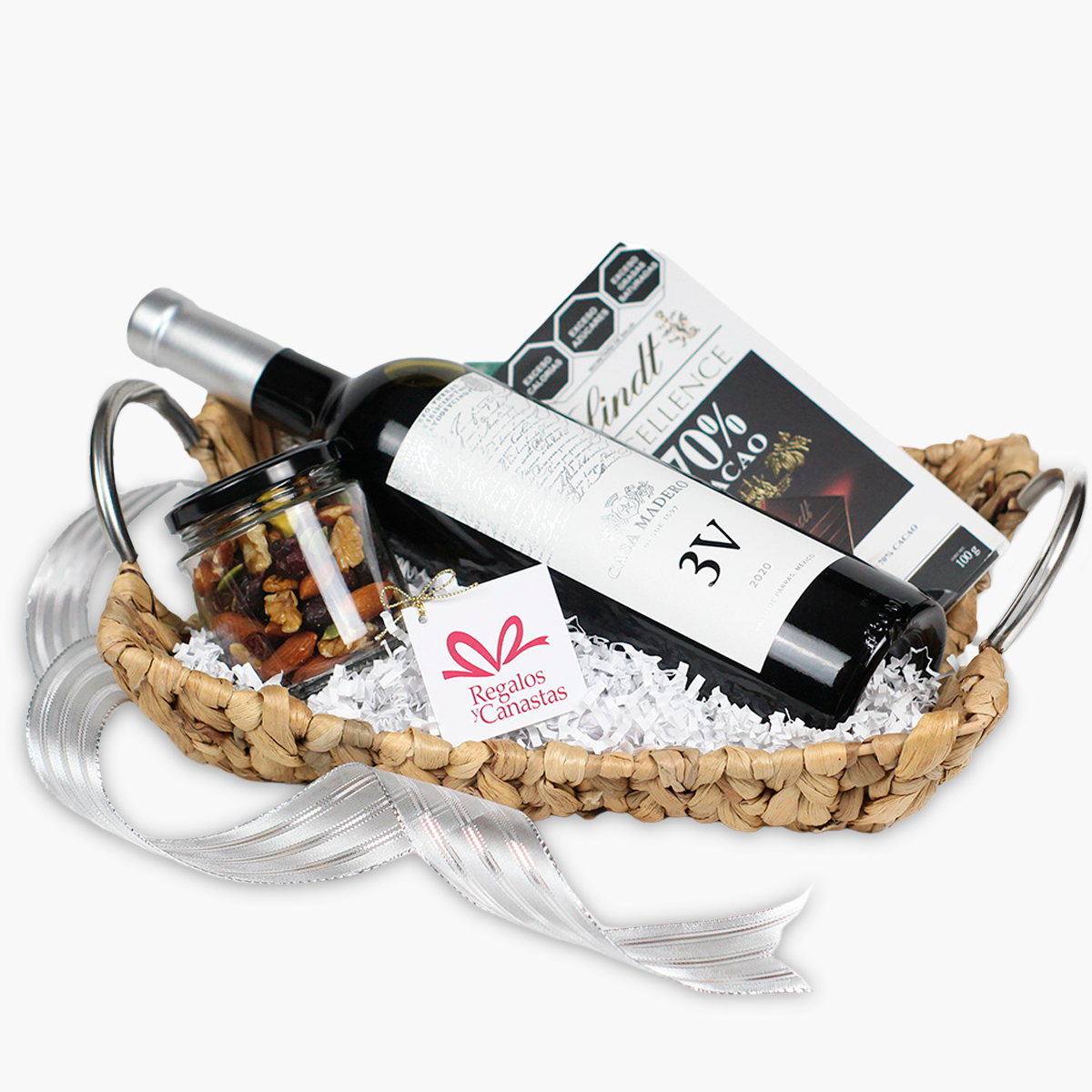 CESTA CASA MADERO 3V