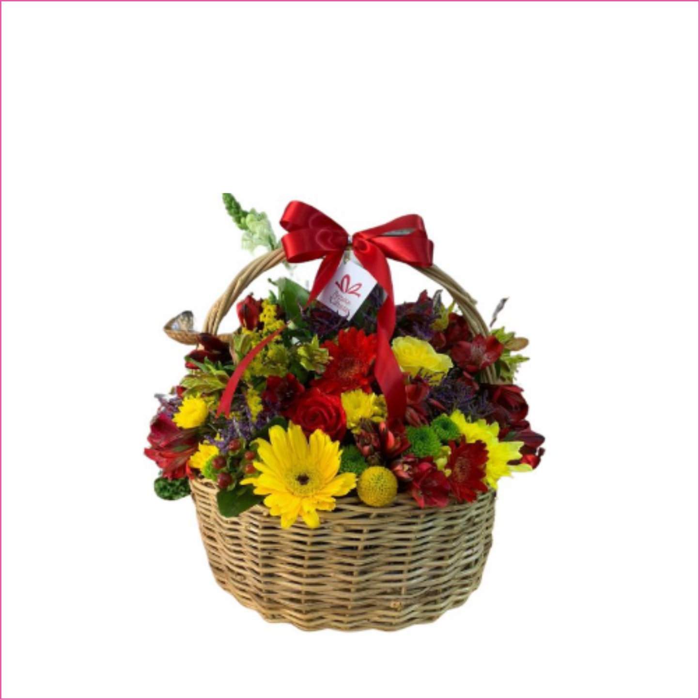 Canasta Mix de Flores Mini