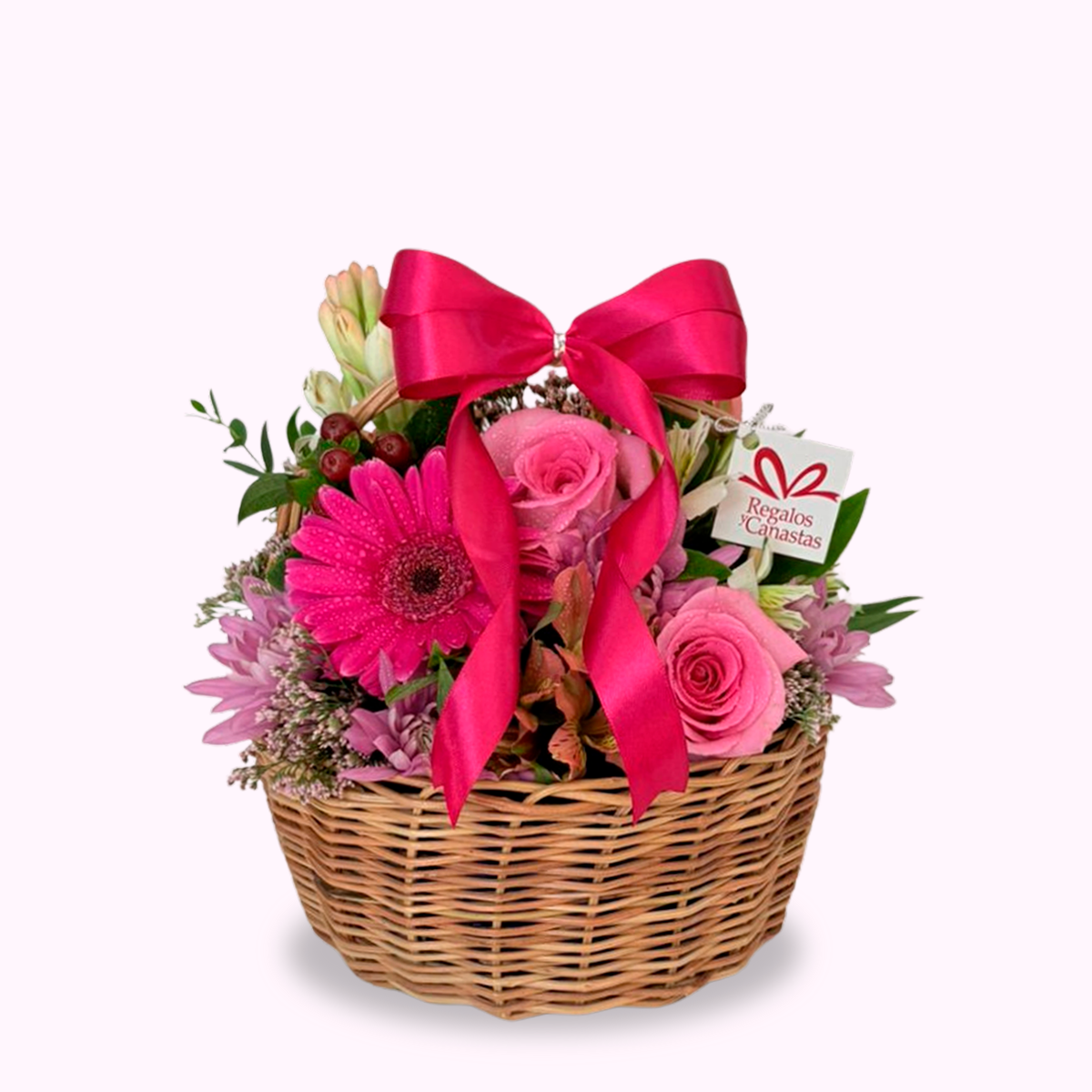 Canasta Mix de Flores Mini