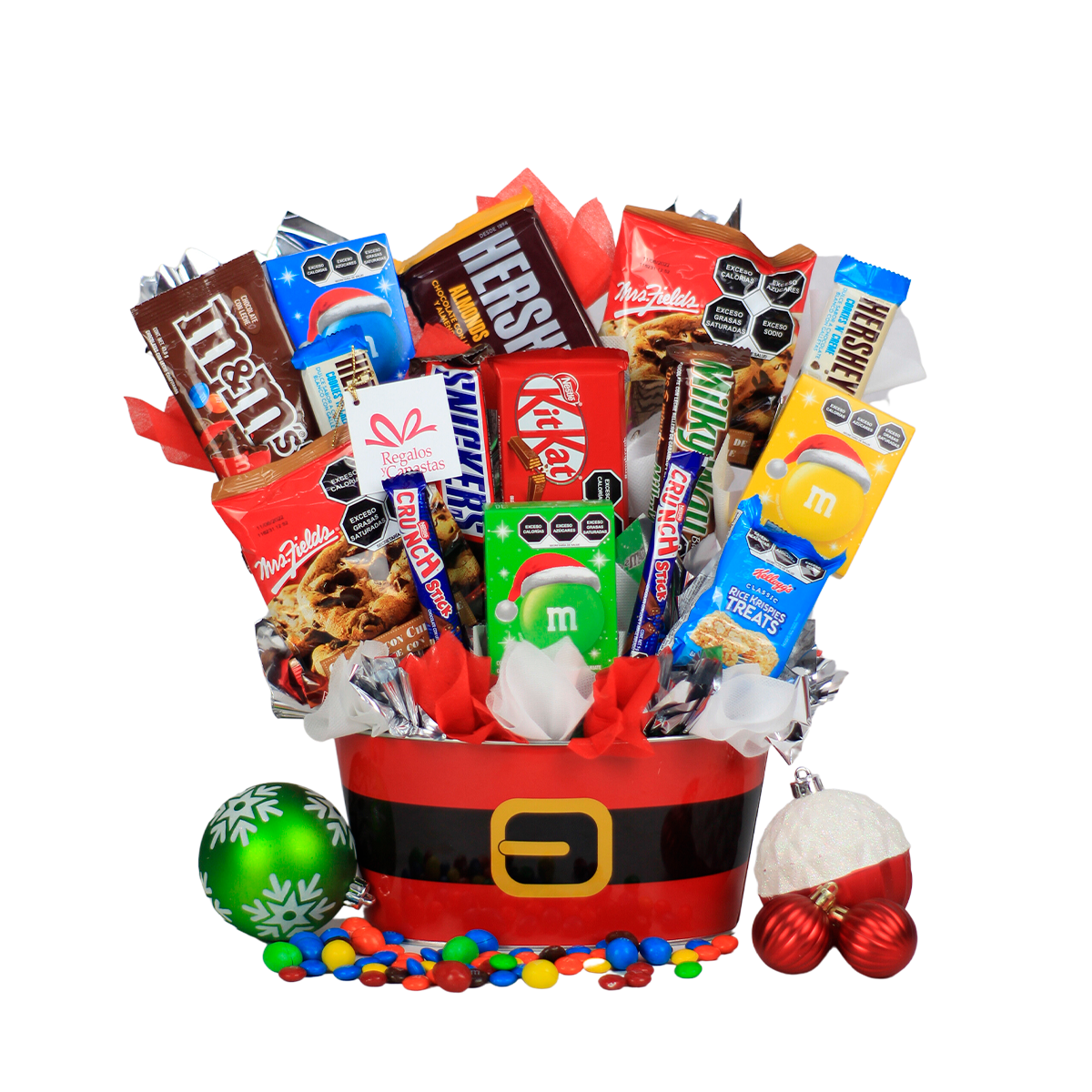 Candy Bouquet Santa