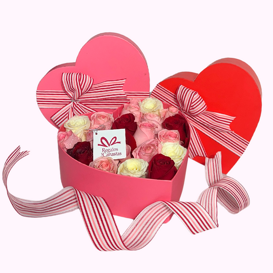Corazón con Rosas