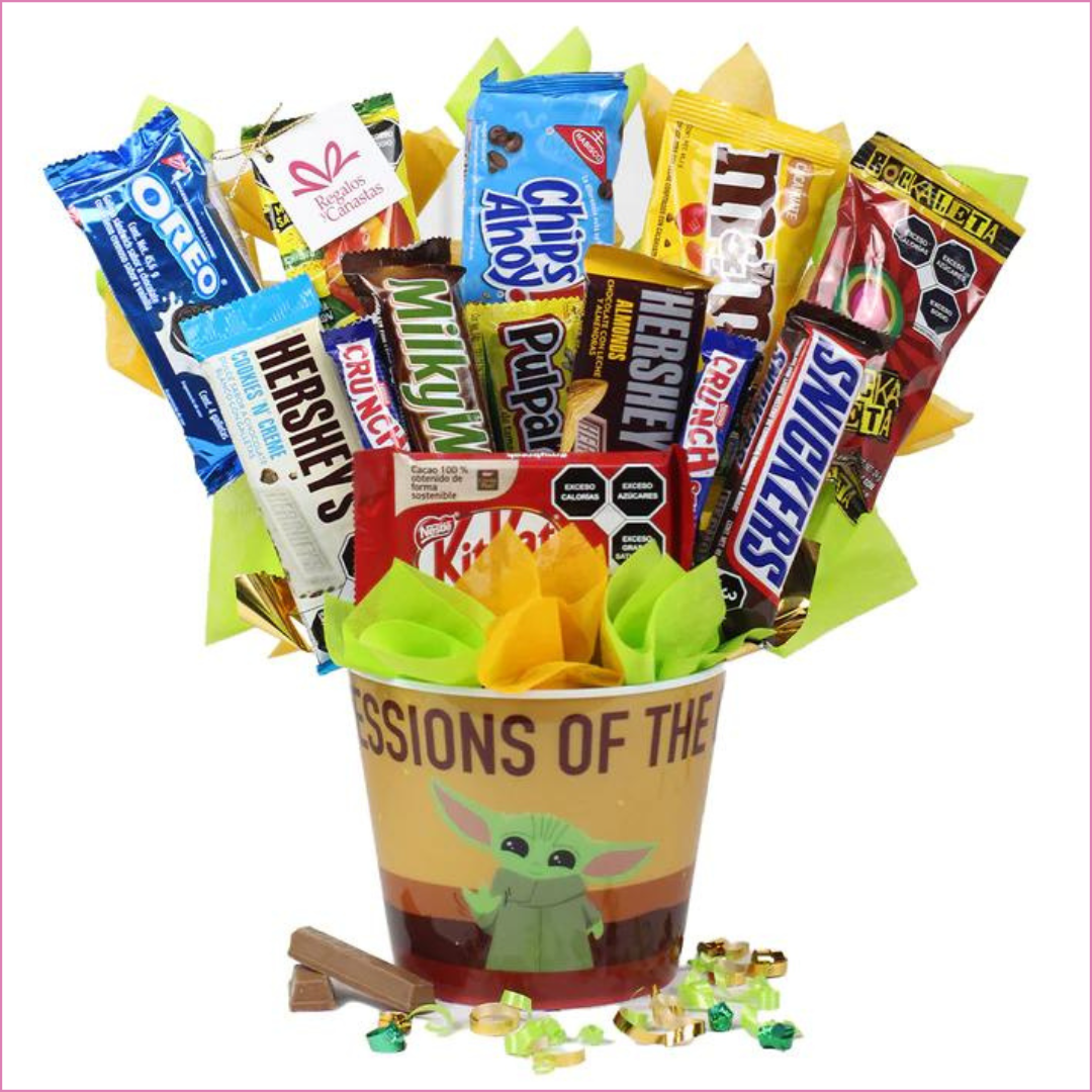 Candy Bouquet Baby Yoda