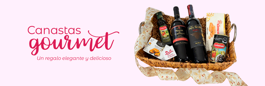 Canastas Gourmet, un regalo elegante y delicioso.