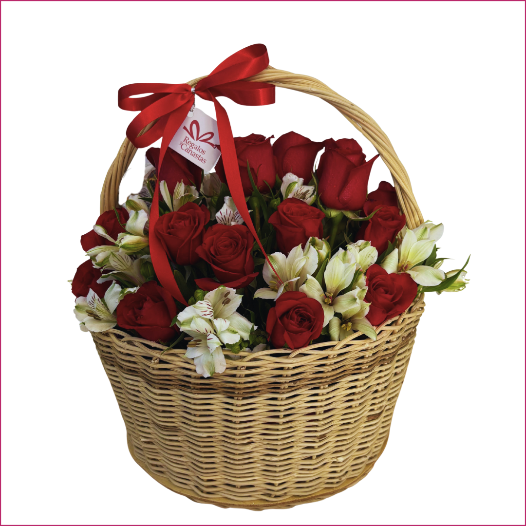 Canasta 24 Rosas
