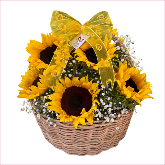 Canasta Girasoles