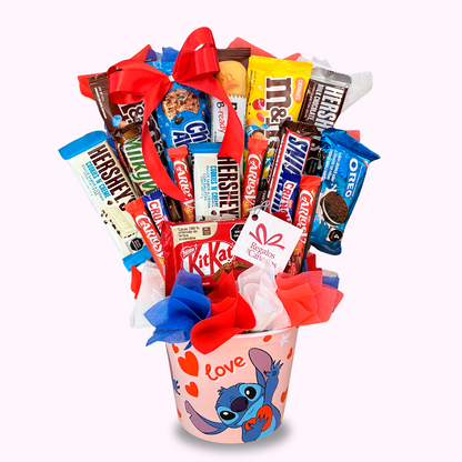 Candy Bouquet Stich Corazones