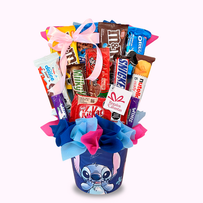 Candy Bouquet Stich Corazones